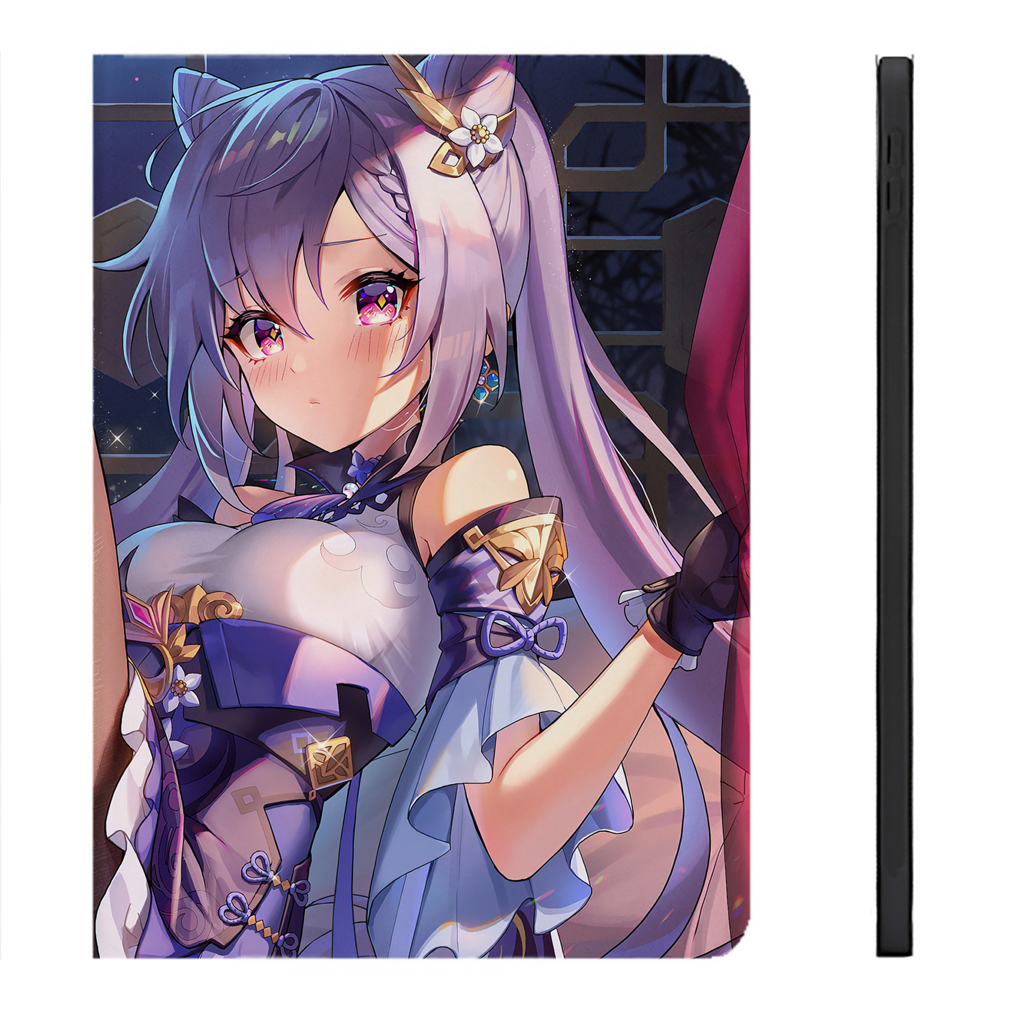 げんし神 genshin IPadケース ペンホルダー付き ブックスタイルデザイン